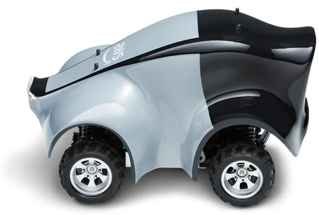 Amazon DeepRacer autonomous racing car in an official AWS product image